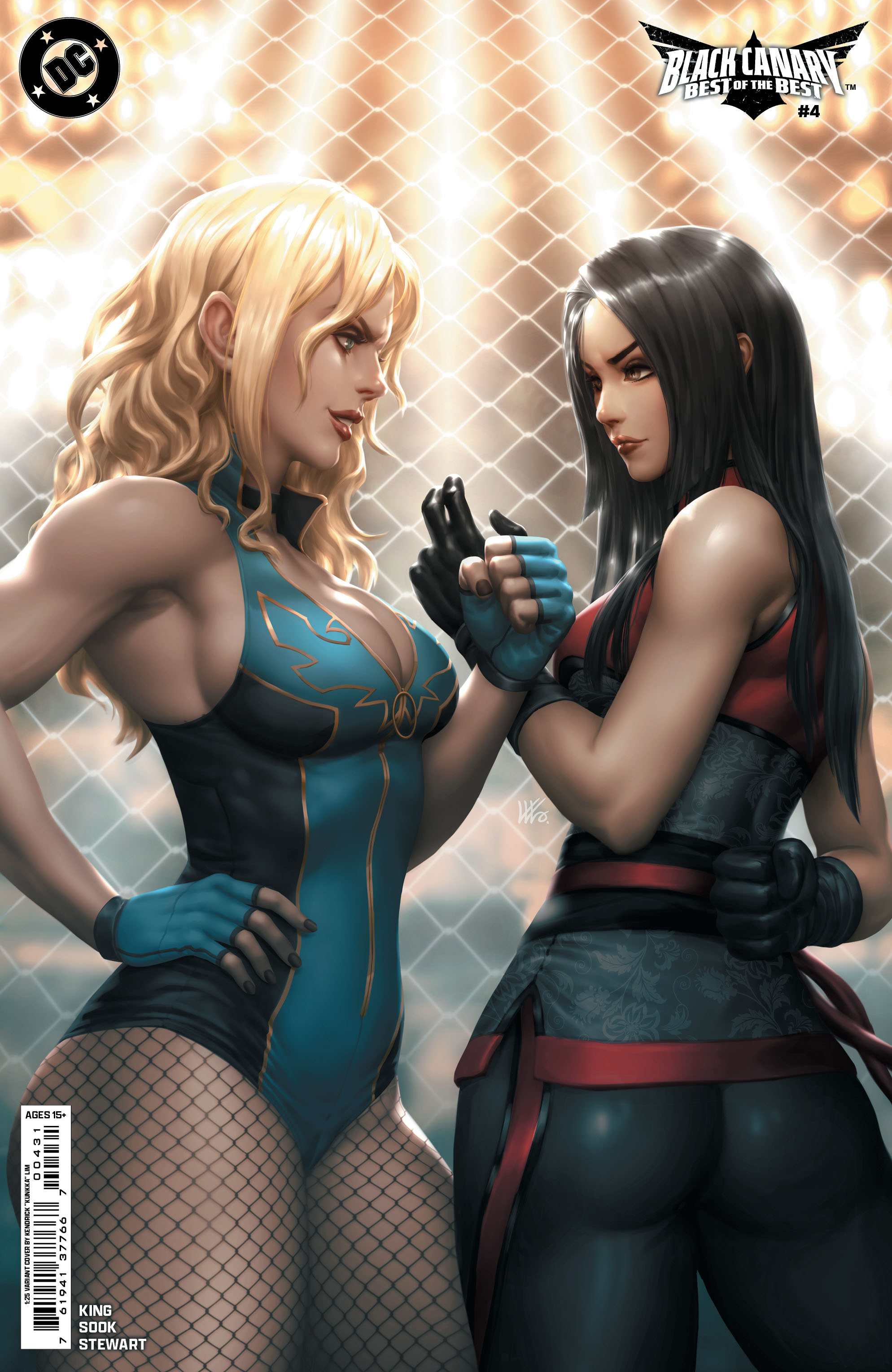 Black Canary Best of the Best #4 Cover C 1 for 25 Incentive Kendrick Kunkka Lim Card Stock Variant (Of 6)