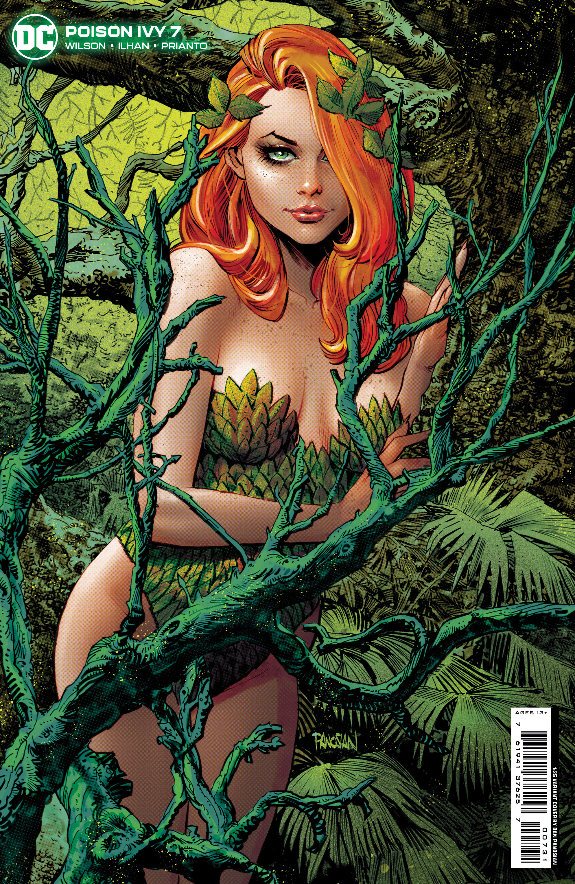 Poison Ivy #7 Cover D 1 for 25 Incentive Dan Panosian Card Stock Variant
