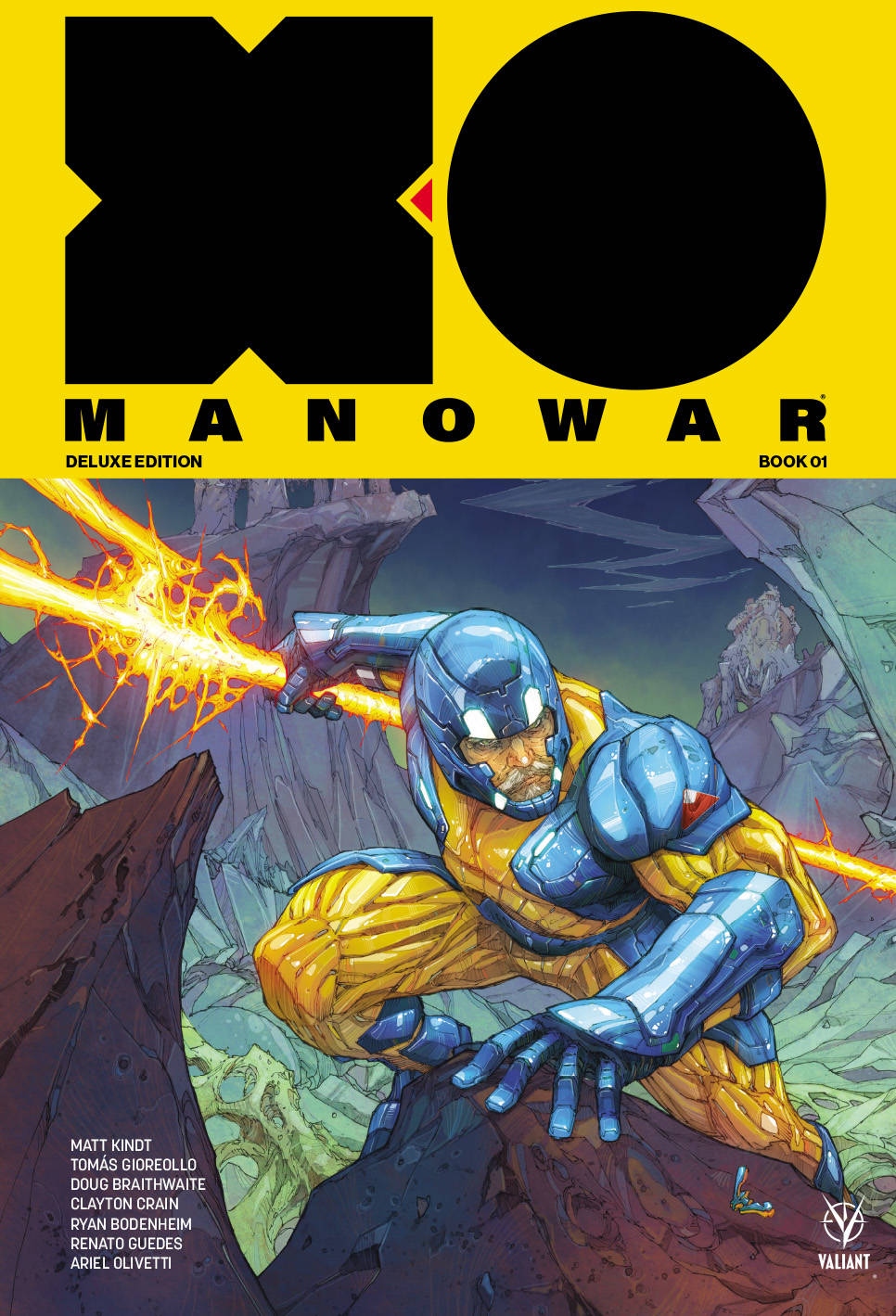 X-O Manowar Matt Kindt Deluxe Hardcover Volume 1 (2017)