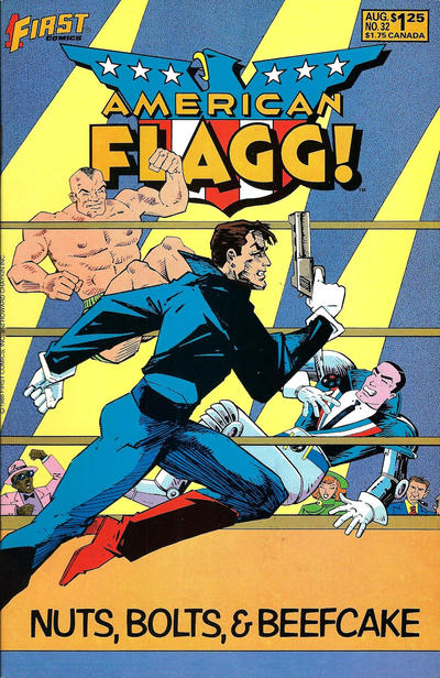 American Flagg! #32-Fine (5.5 – 7) Scarce