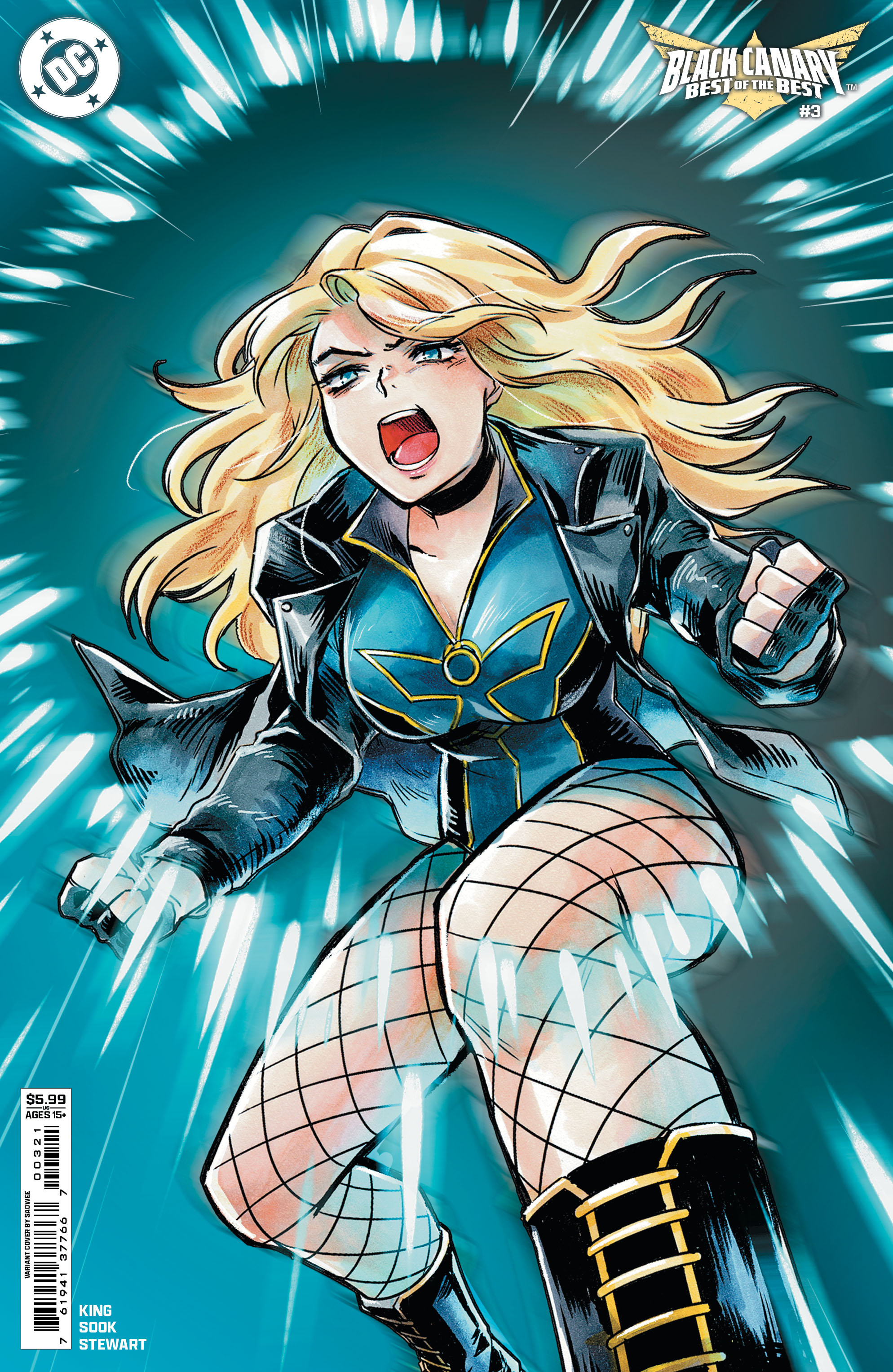 Black Canary Best of the Best #3 Cover B Saowee Card Stock Variant (Of 6)