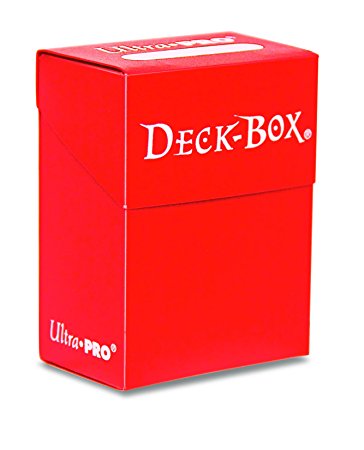 Deck Box: Solid Red