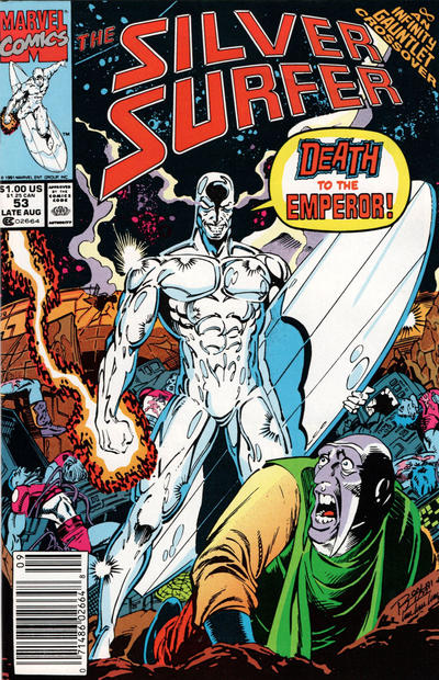 Silver Surfer #53 [Newsstand]