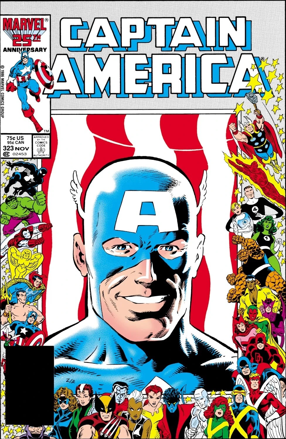 Captain America Volume 1 #323 (Newsstand Edition)