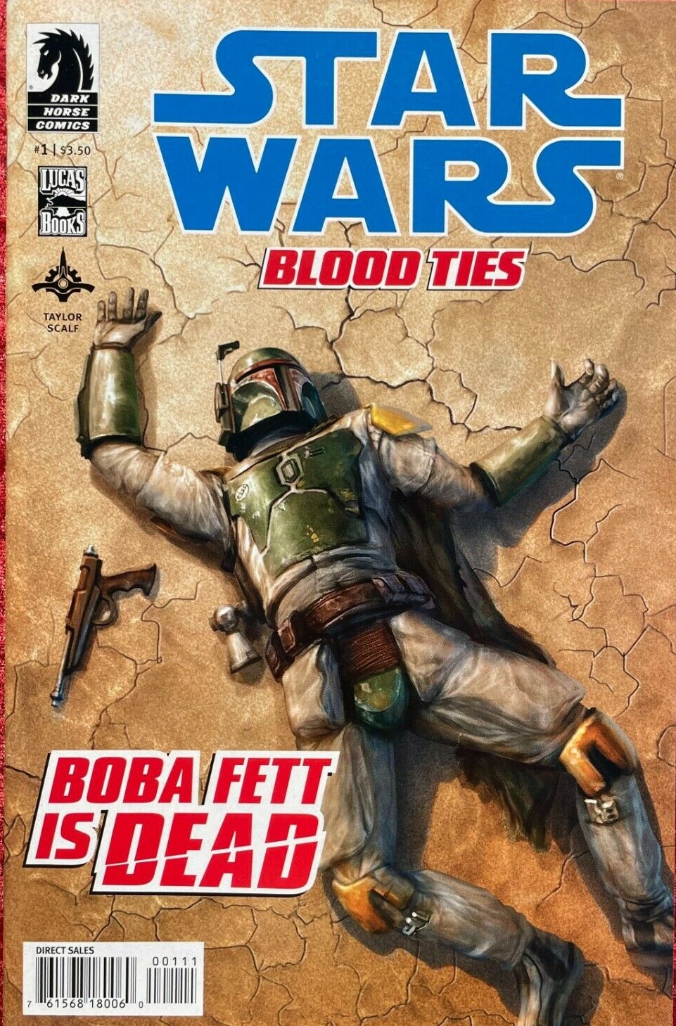 Star Wars Blood Ties Boba Fett Is Dead #1 Scalf Cover (2012)