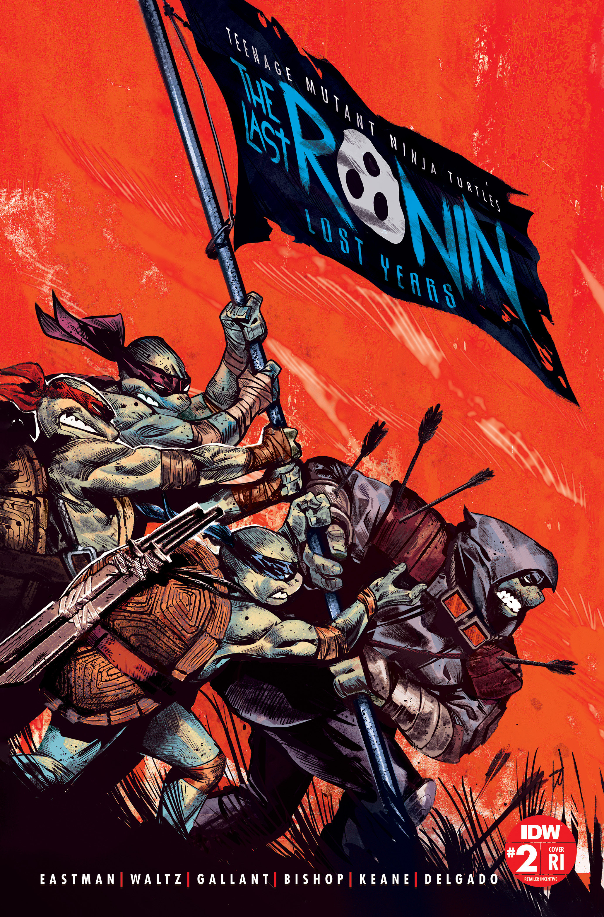 Teenage Mutant Ninja Turtles Last Ronin Lost Years #2 1 for 25 Incentive Mike Del Mundo