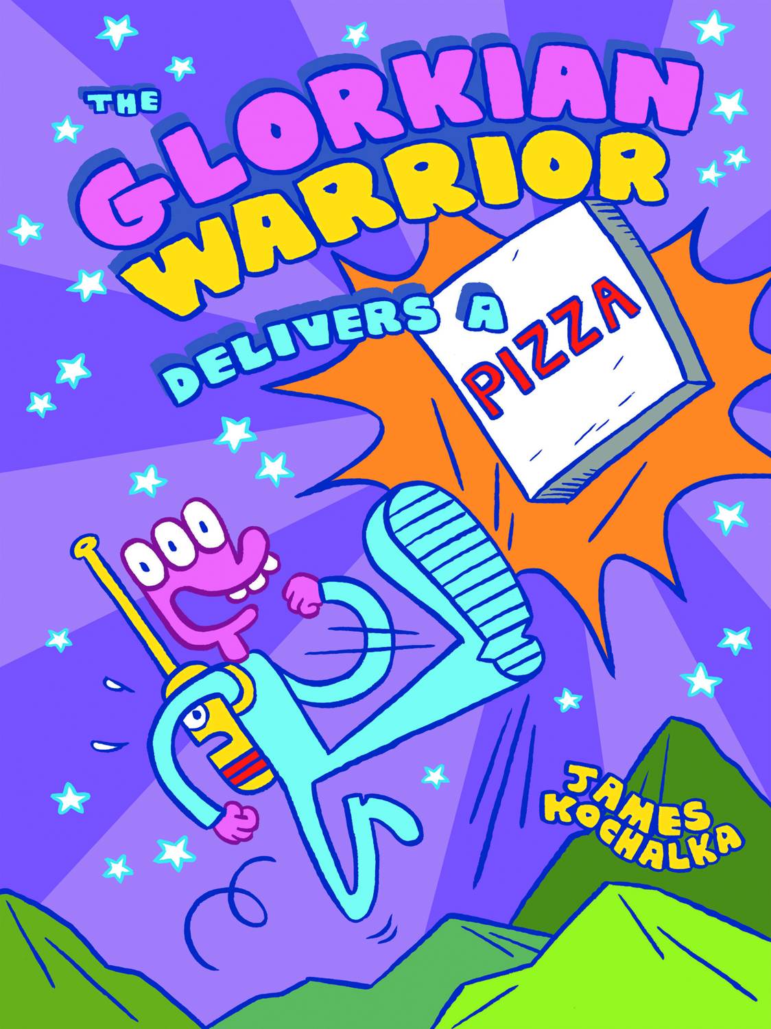 Glorkian Warrior Graphic Novel Volume 1 Delivers A Pizza