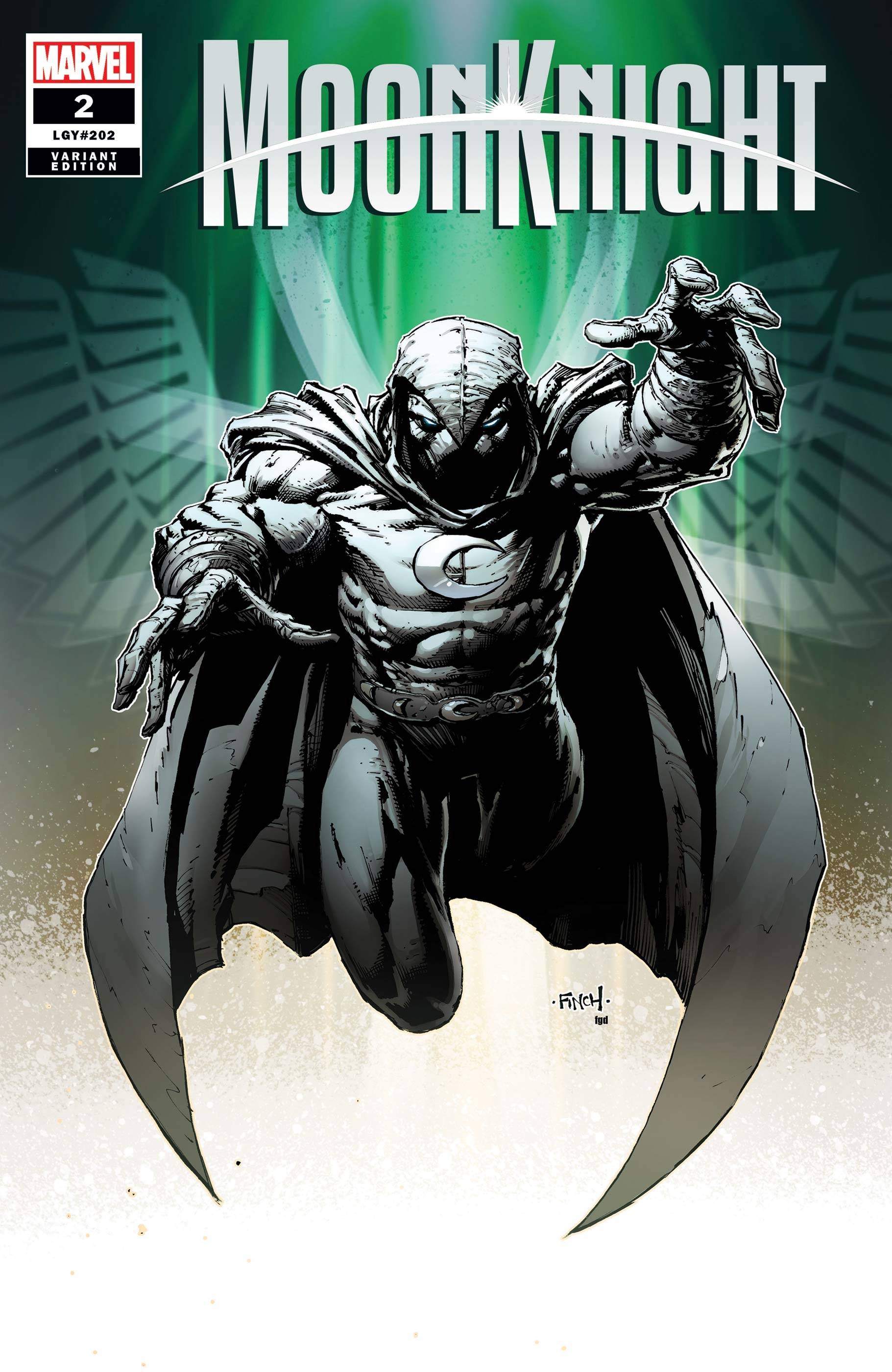 Moon Knight #2 1 for 25 Incentive David Finch (2021)