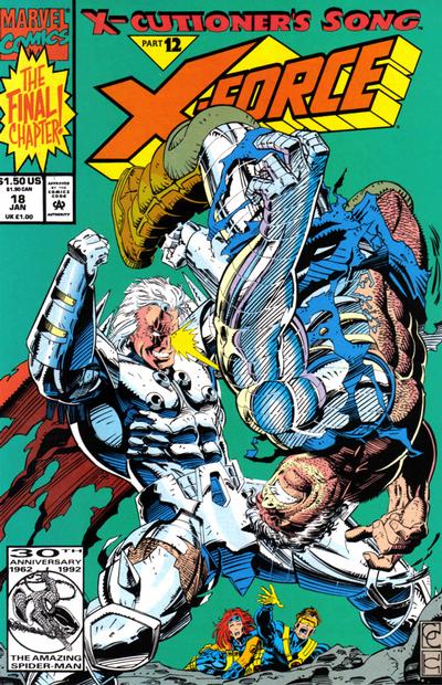 X-Force #18 [Direct]-Very Fine (7.5 – 9) [Polybagged W/Stryfe Card]