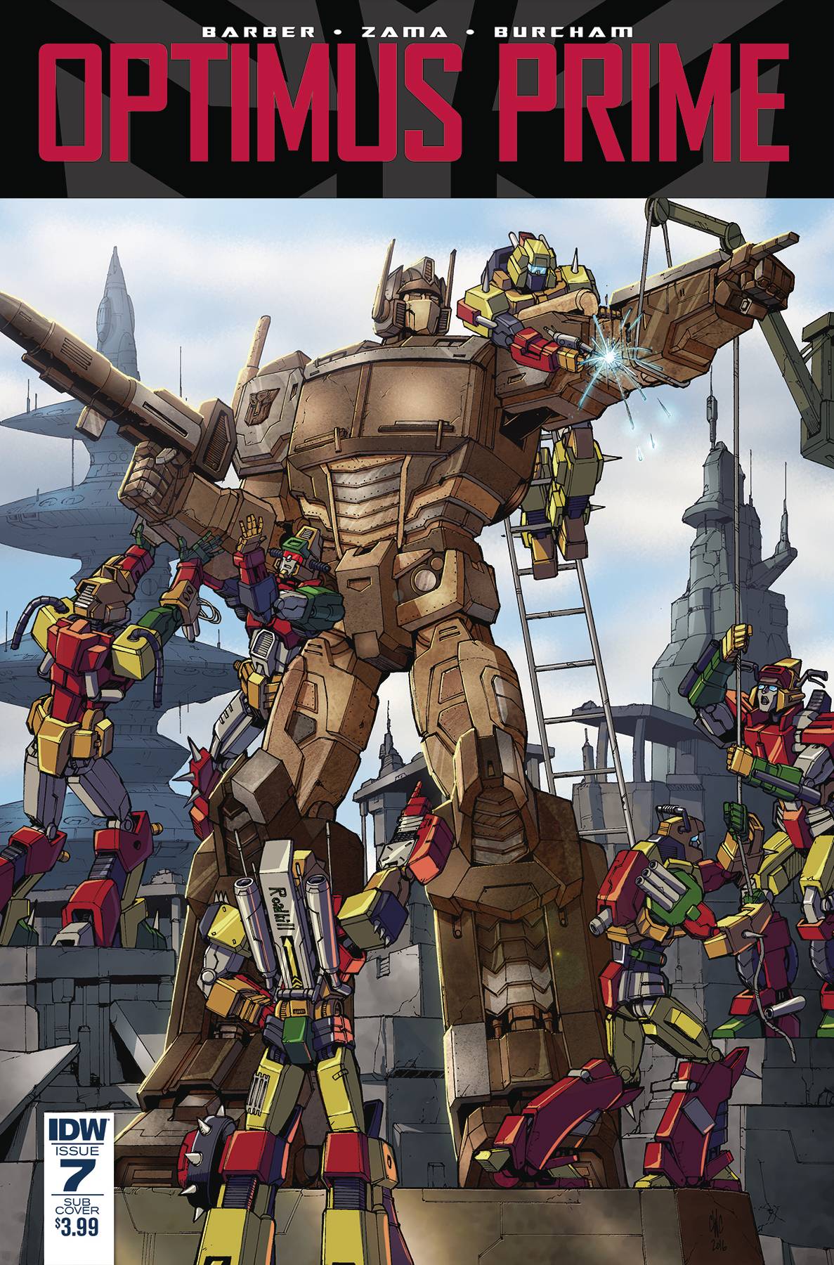 Optimus Prime #7 Subscription Variant A