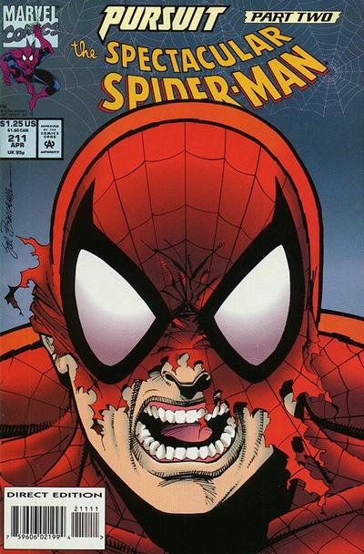 The Spectacular Spider-Man #211 [Direct Edition]-Near Mint (9.2 - 9.8)