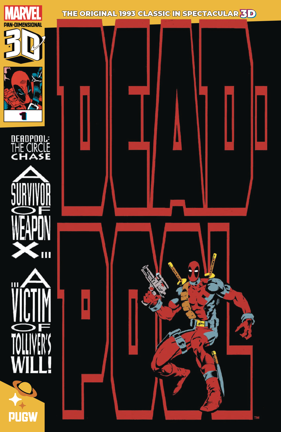 Deadpool #1 Pan Dimensional 3d Edition (1997)