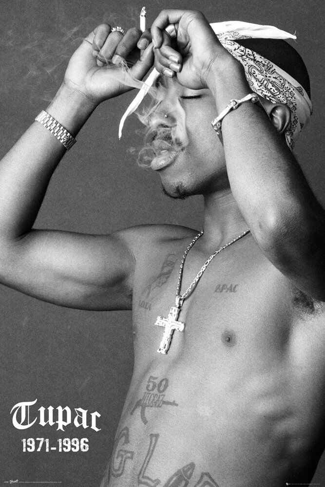 Tupac - Smoke Poster