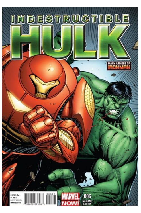 Indestructible Hulk #6 (Keown Iron Man Many Armors Variant) (2012)
