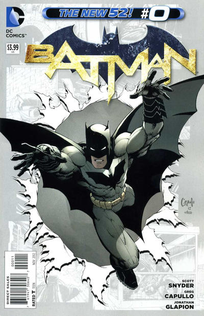 Batman #0 [Greg Capullo Cover]-Near Mint (9.2 - 9.8) Origin of Batman