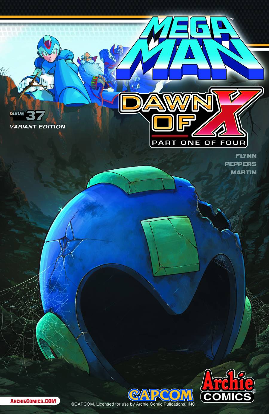 Mega Man #37 Relics of Past Variant Cover