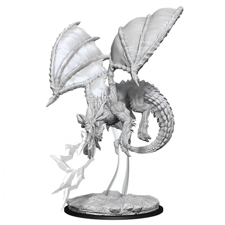 Dnd Unpainted Minis Wv8 Young Blue Dragon