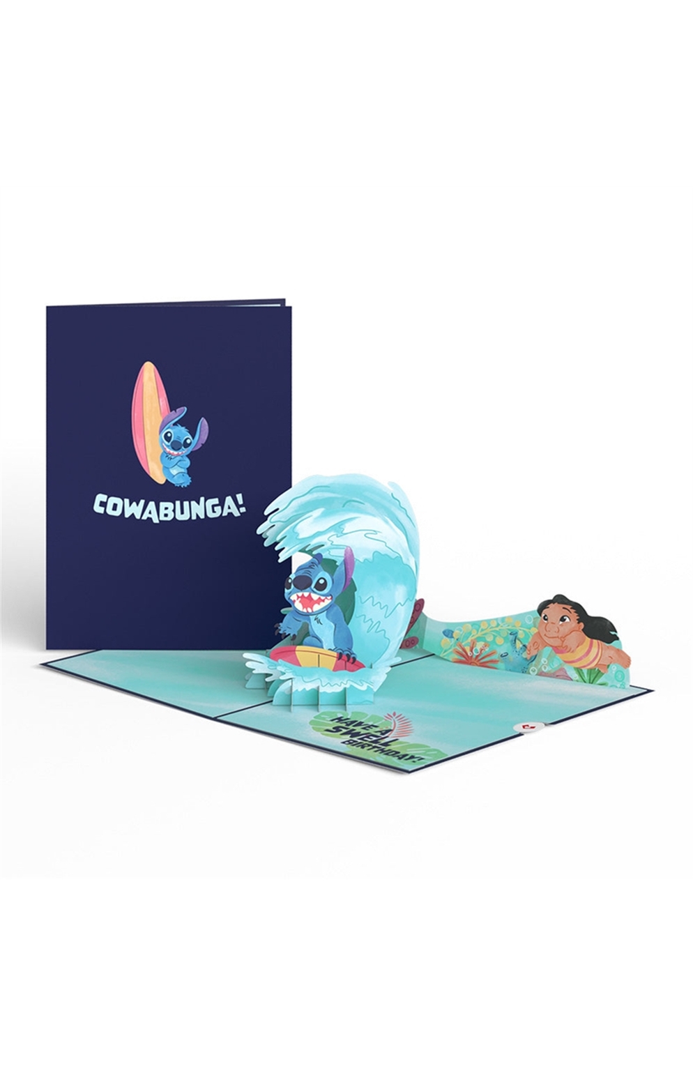 Lovepop - Disney's Stitch Cowabunga Birthday Pop-Up Card