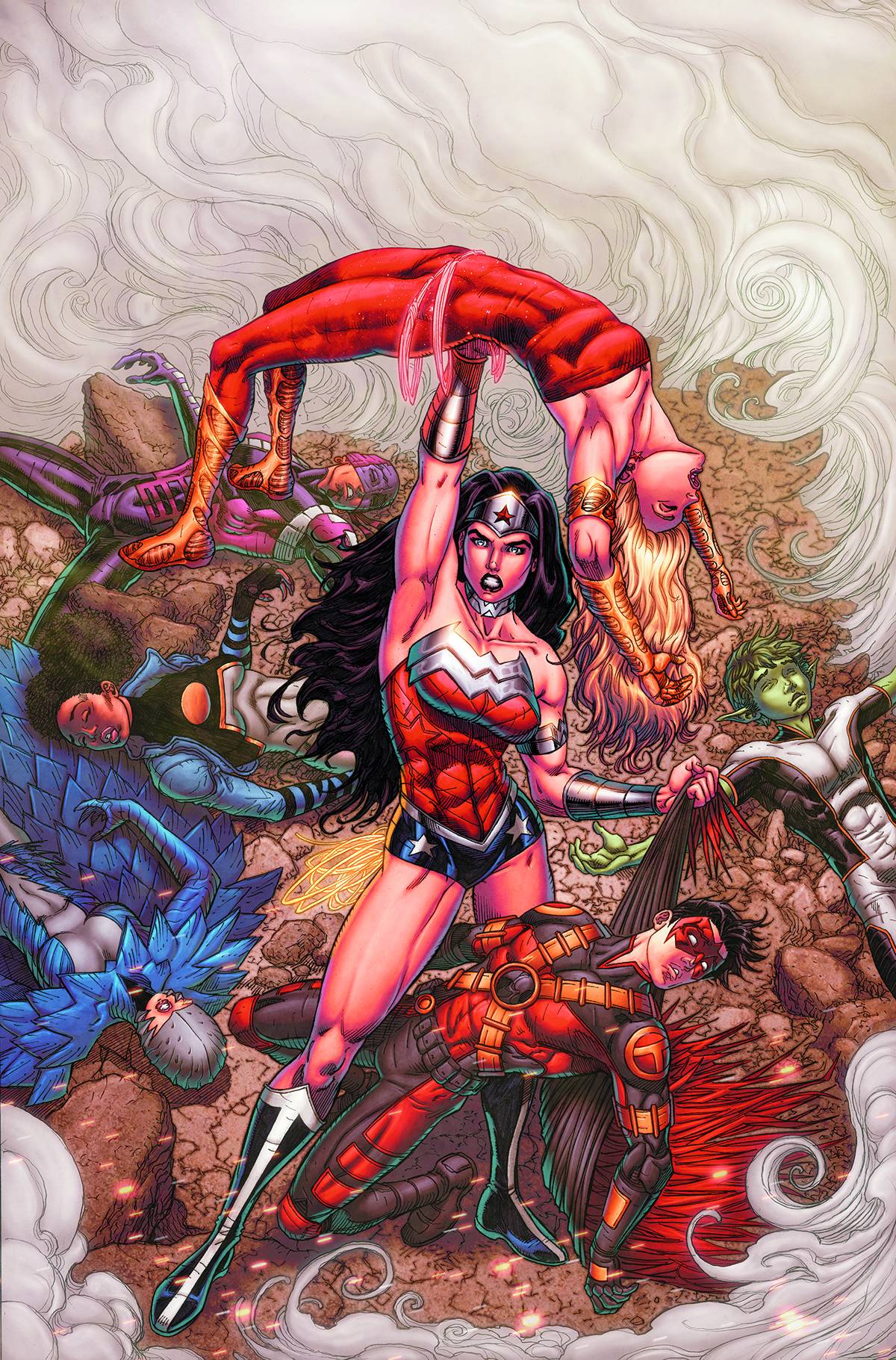 Комикс 18 титаны. Вандер Вумен Титаны. Вандер Вумен Титаны арт. DC Затанна чудо женщина. DC New 52 Wonder woman комиксы.