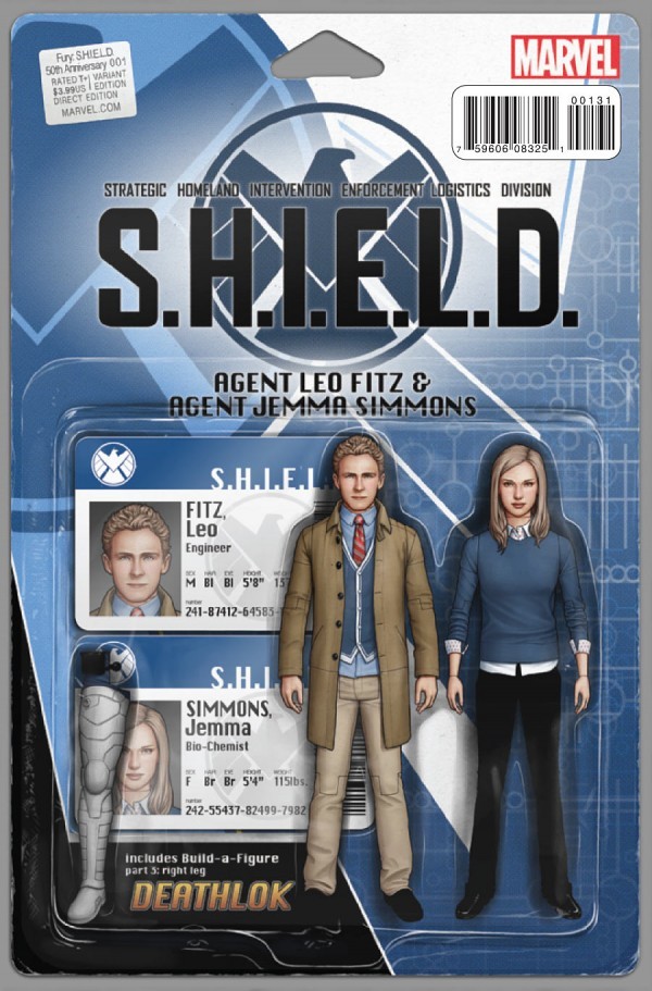 Fury Shield 50th Anniversary #1 Action Figure Variant