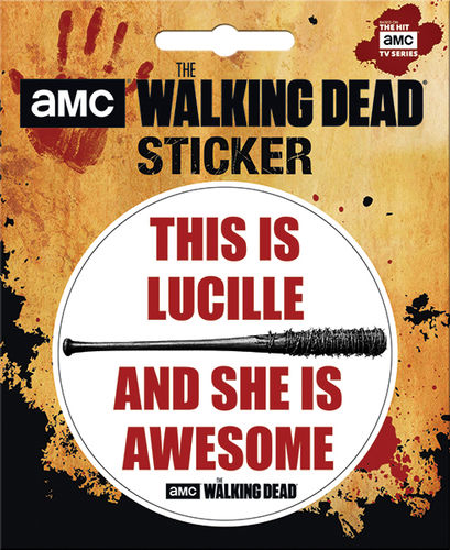 Walking Dead This Is Lucille Sticker