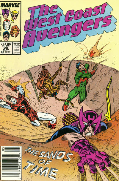 West Coast Avengers #20 [Mark Jewlers]-Fine