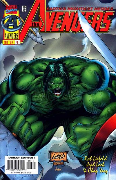 Avengers #4 [Direct Edition](1996)-Near Mint (9.2 - 9.8)