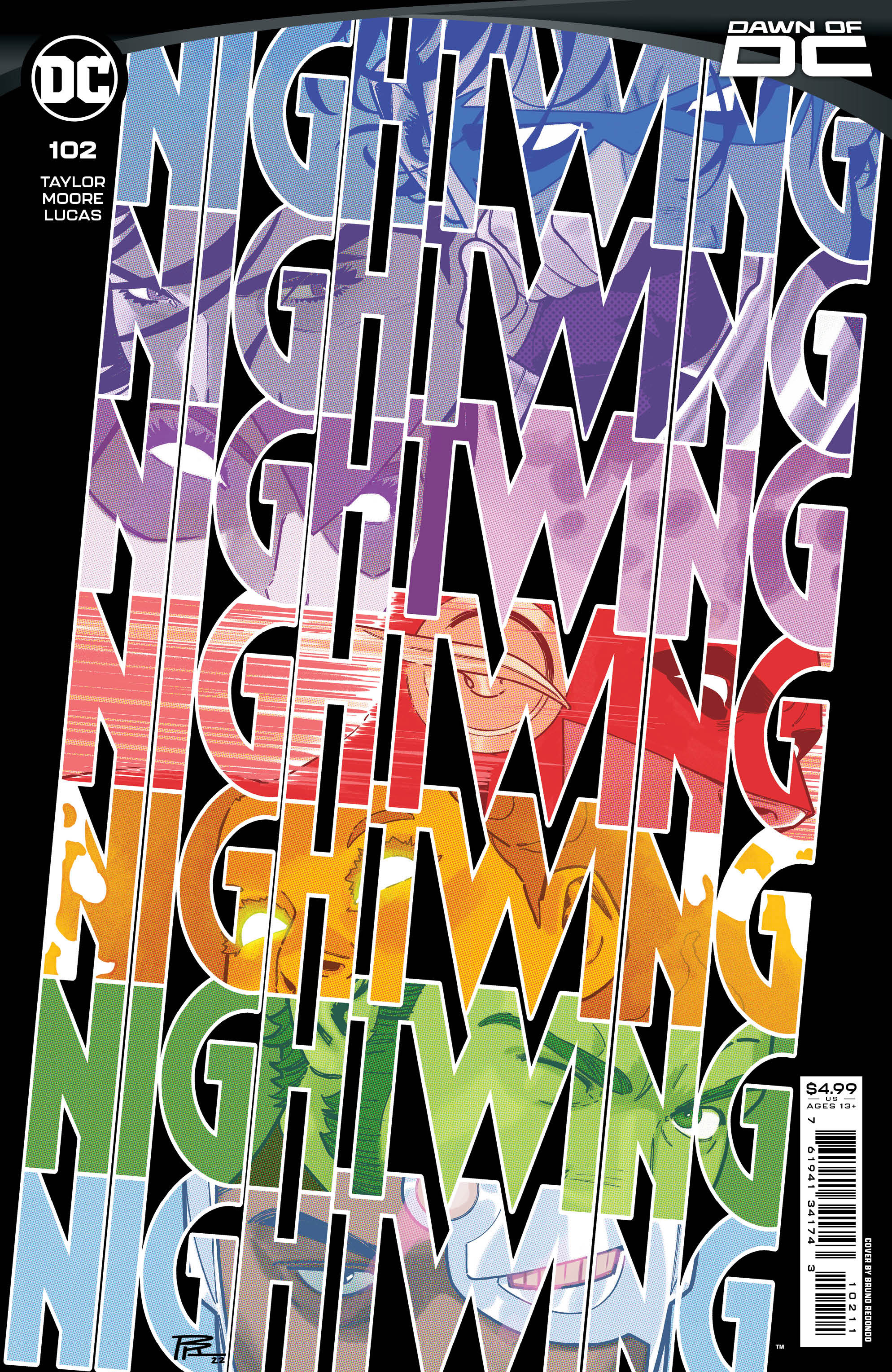 Nightwing #102 Cover A Bruno Redondo (2016)