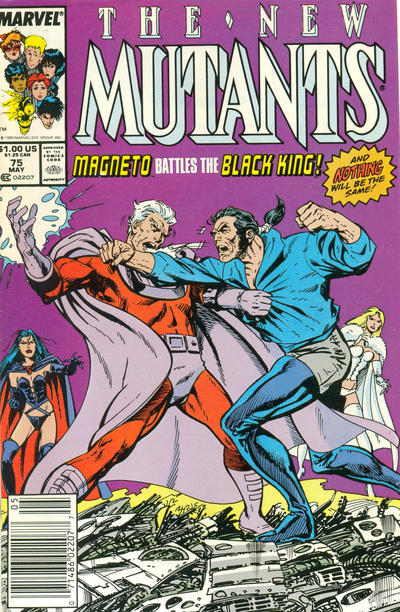 The New Mutants #75 [Newsstand] - Fn+