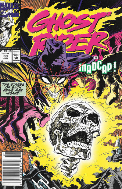 Ghost Rider #33 [Newsstand]-Fine (5.5 – 7)