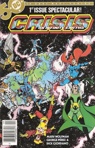 Crisis On Infinite Earths #1 [Newsstand](1985)-Fine (5.5 – 7)