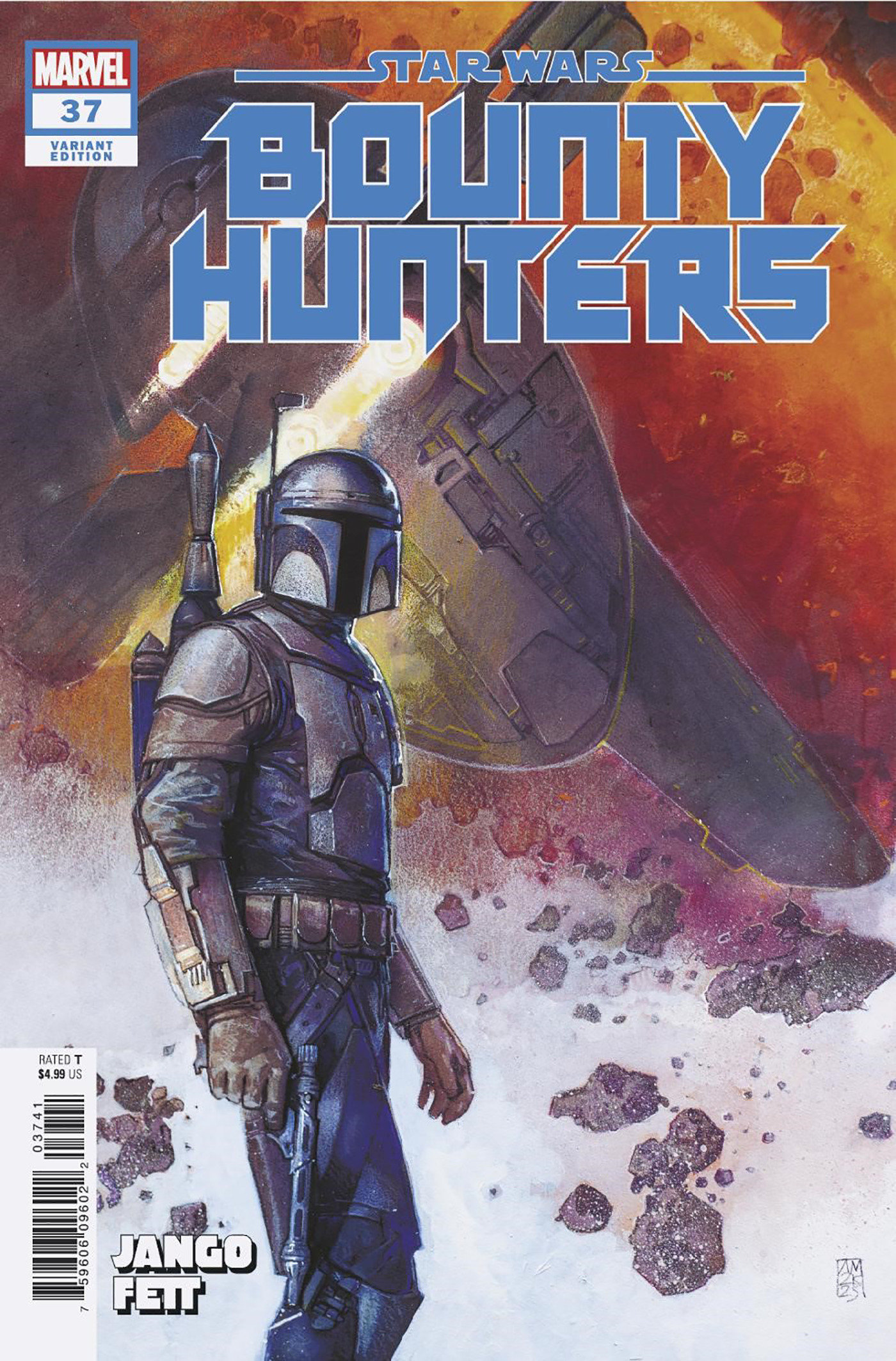 Star Wars: Bounty Hunters #37 Alex Maleev Jango Fett Variant (Dark Droids)