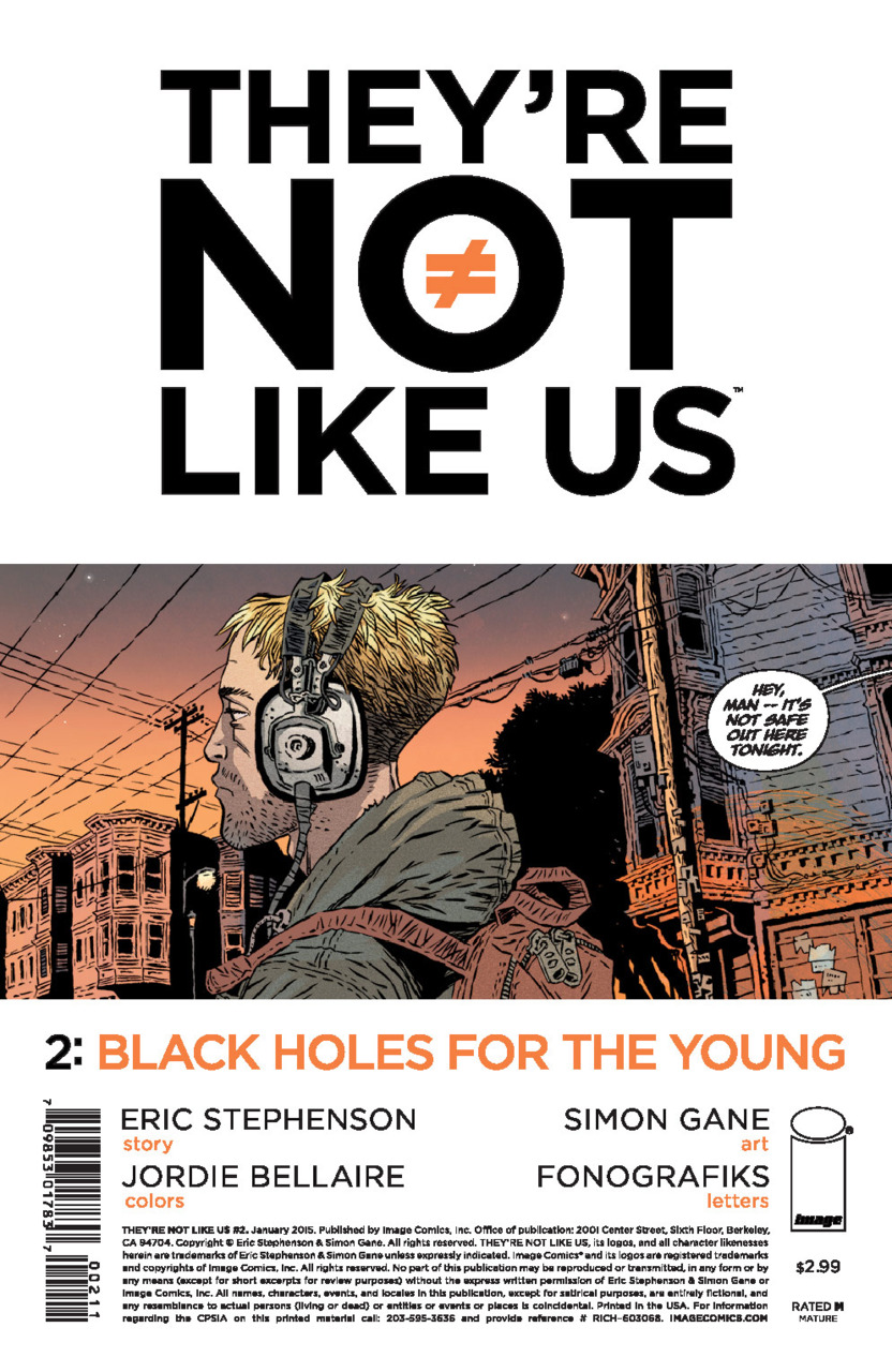 Theyre Not Like Us #2 Cover B Display Variant (Mature)