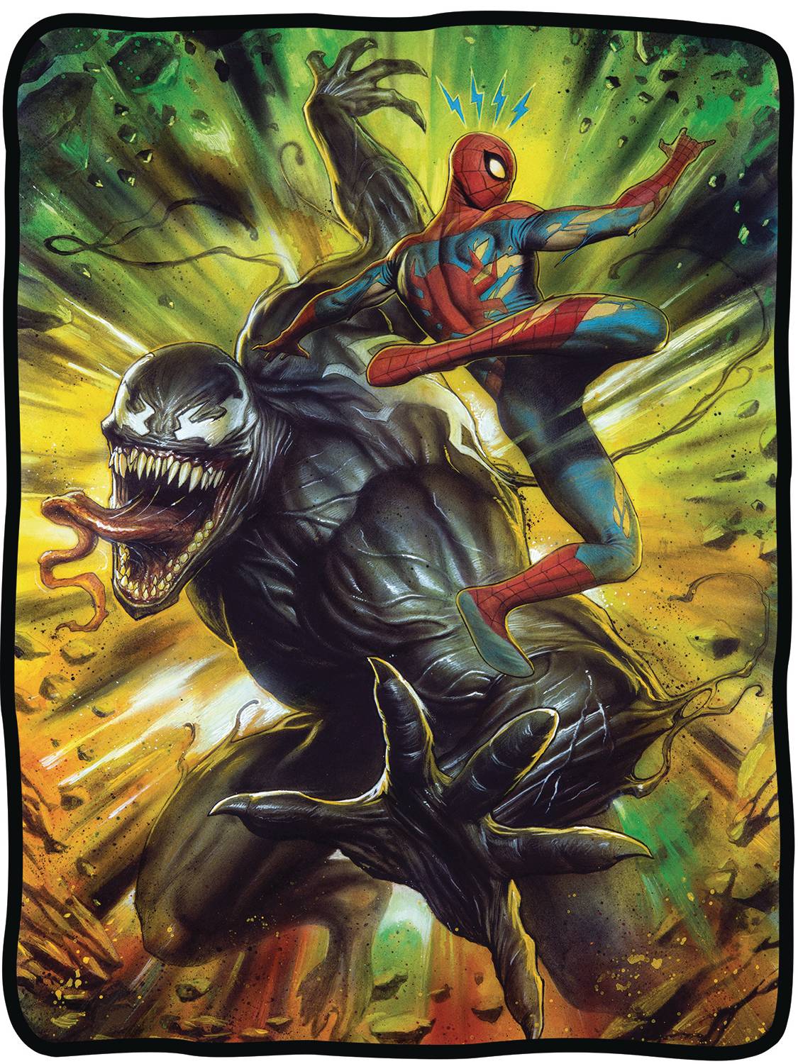 Marvel Venom And Spider Man Throw