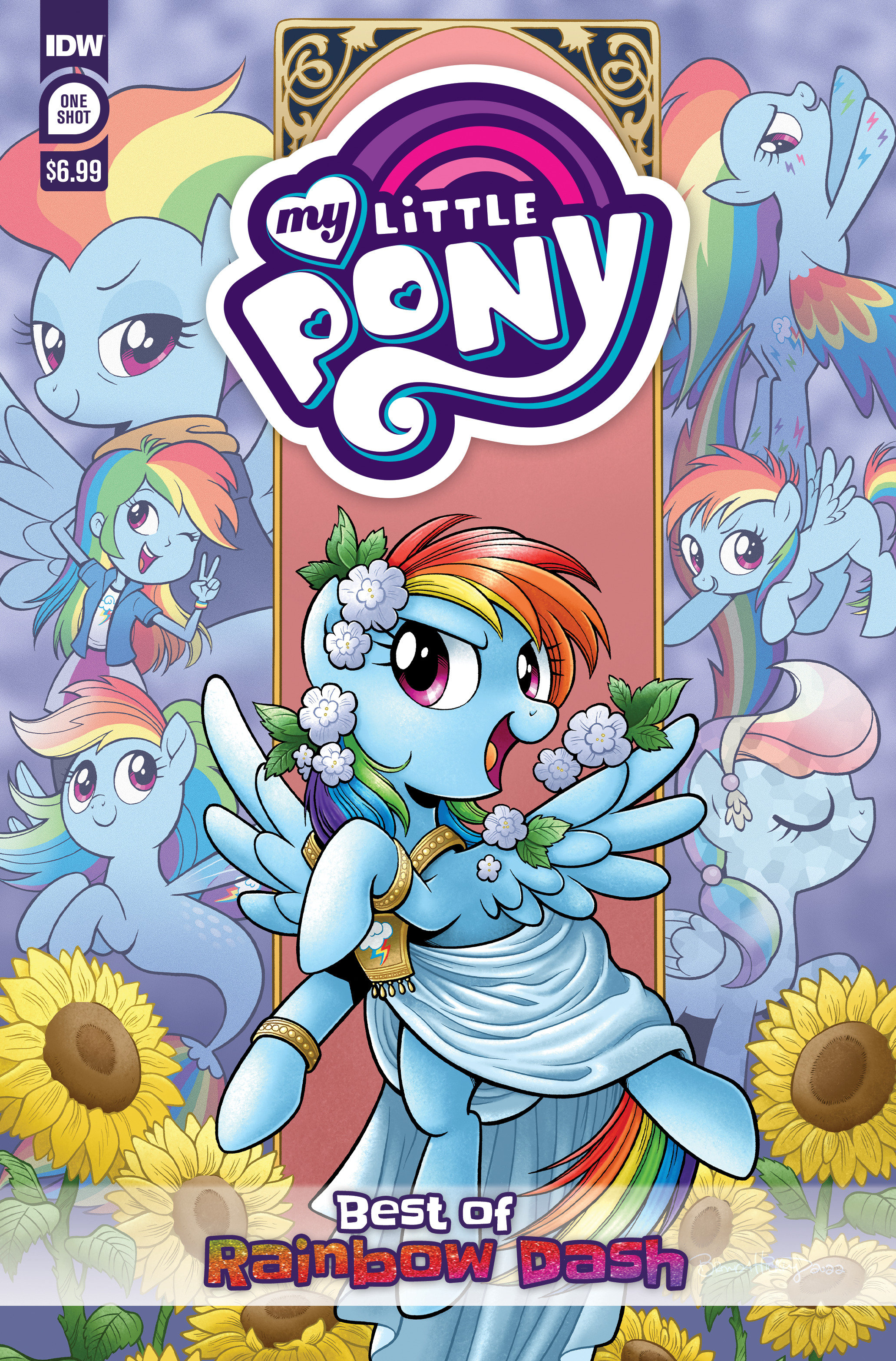 My Little Pony Best of #1 Rainbow Dash Cover A Hickey