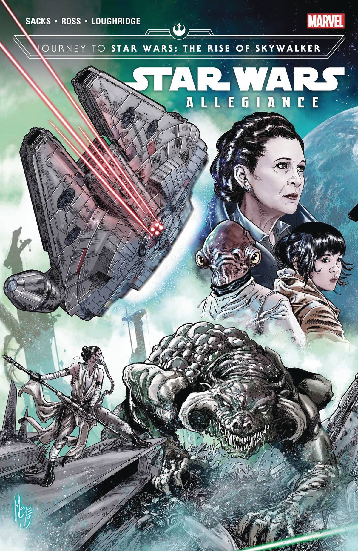Journey Star Wars Rise Skywalker Allegiance Graphic Novel Volume 1 Dm A Variant