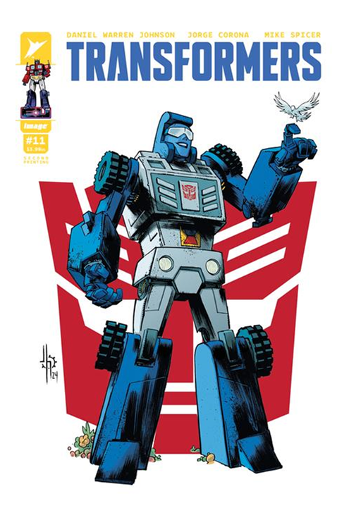 Transformers #11 Second Printing Cover B Jason Howard Autobot Variant