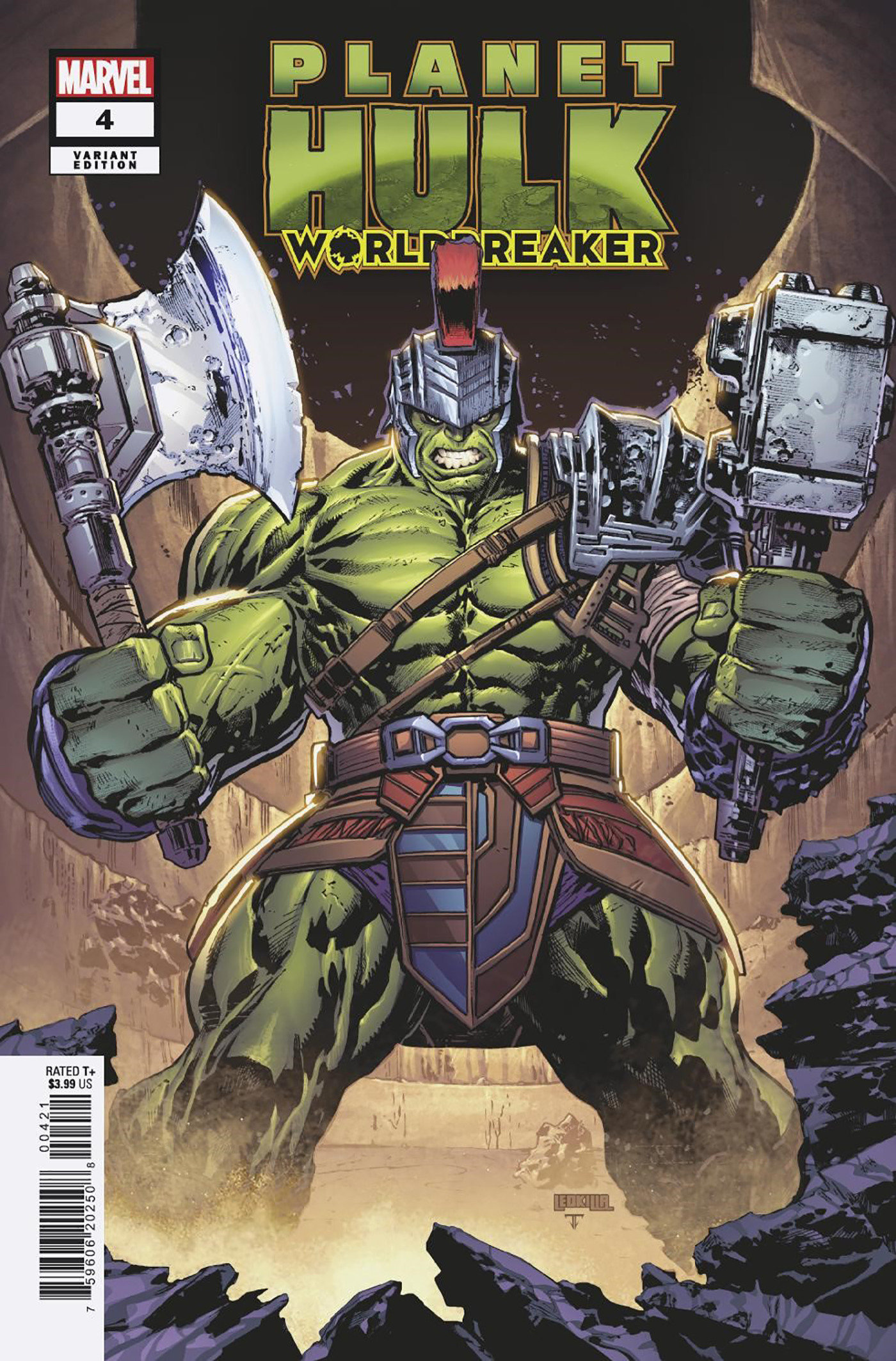 Planet Hulk Worldbreaker #4 Lashley Variant