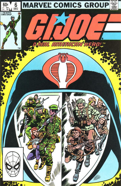 G.I. Joe, A Real American Hero #6 [Direct](1982)-Very Fine (7.5 – 9)