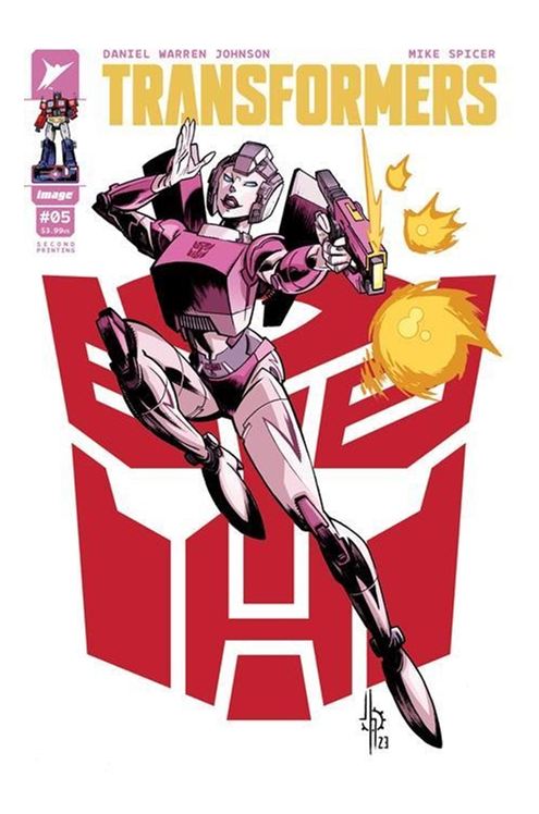 Transformers #5 Second Printing Cover A Jason Howard
