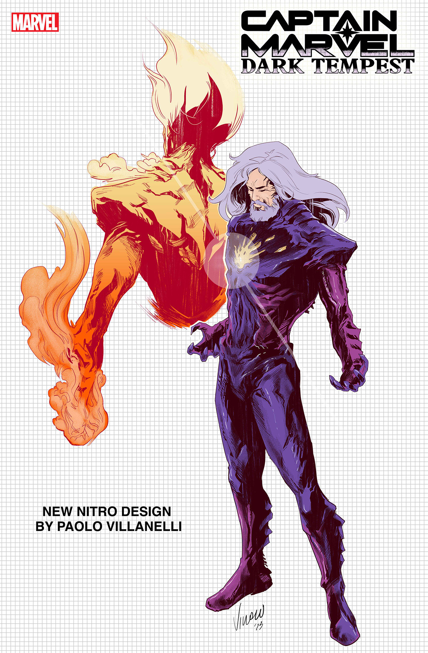 Captain Marvel: Dark Tempest #2 1 for 10 Incentive Paolo Villanelli Design Variant