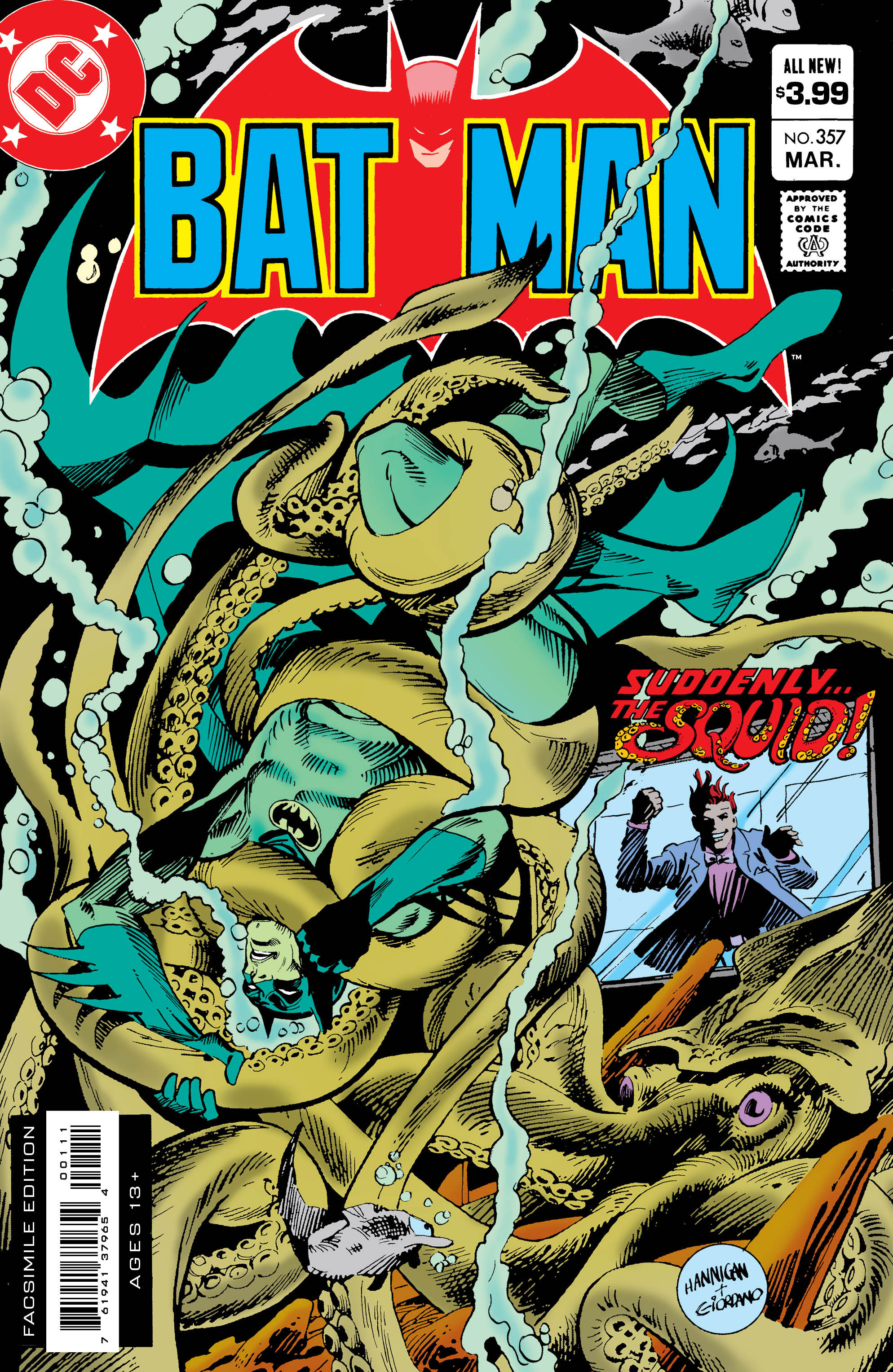 Batman #357 Facsimile Edition Cover B Ed Hannigan & Dick Giordano Special Foil Variant
