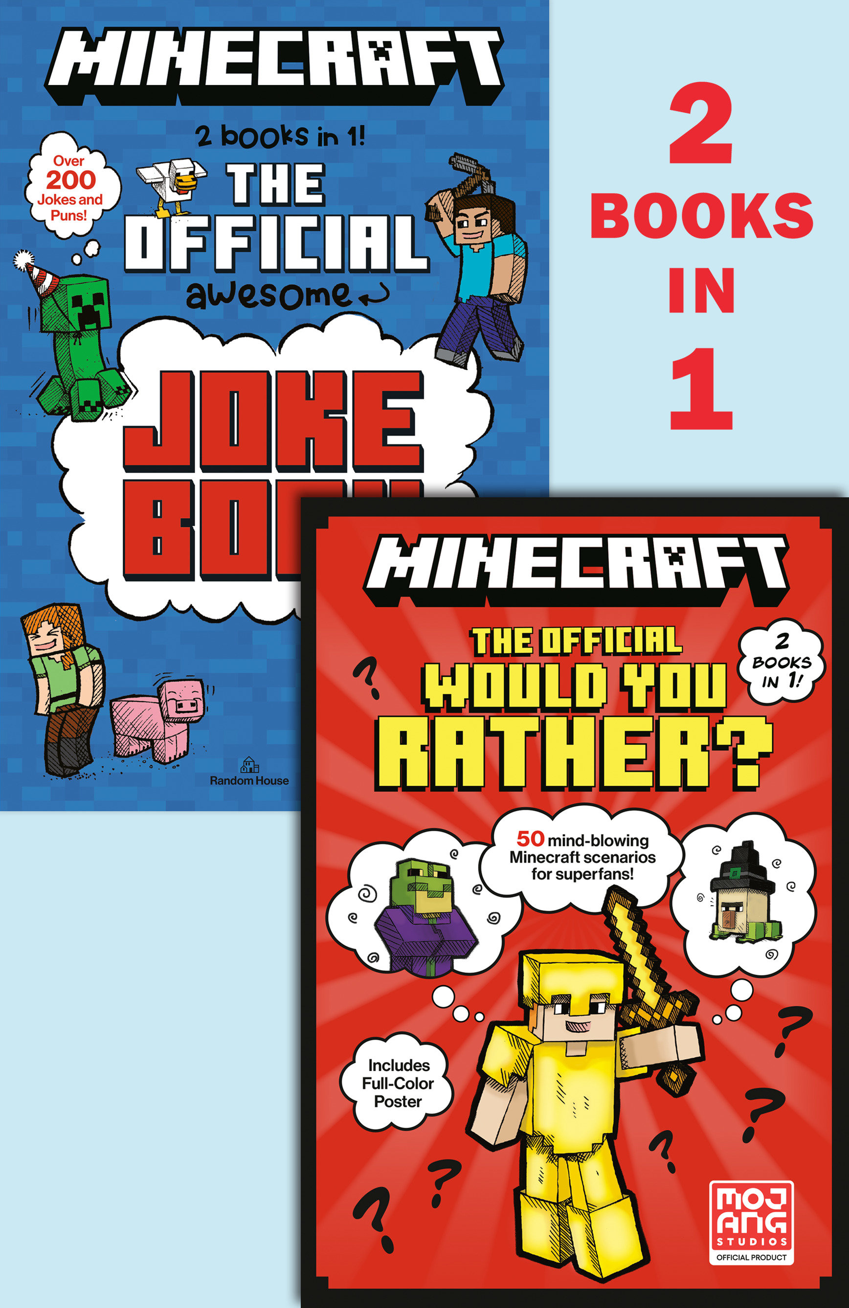 Minecraft 2-In-1 The Official Would You Rather/The Official Joke Book (Minecraft)