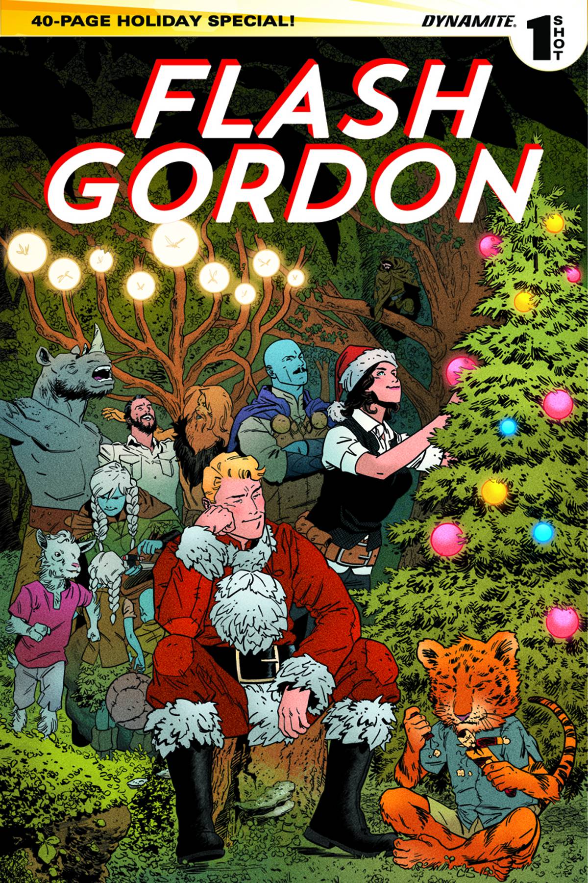 Flash Gordon Holiday Special 2014 Cover A Shaner Main