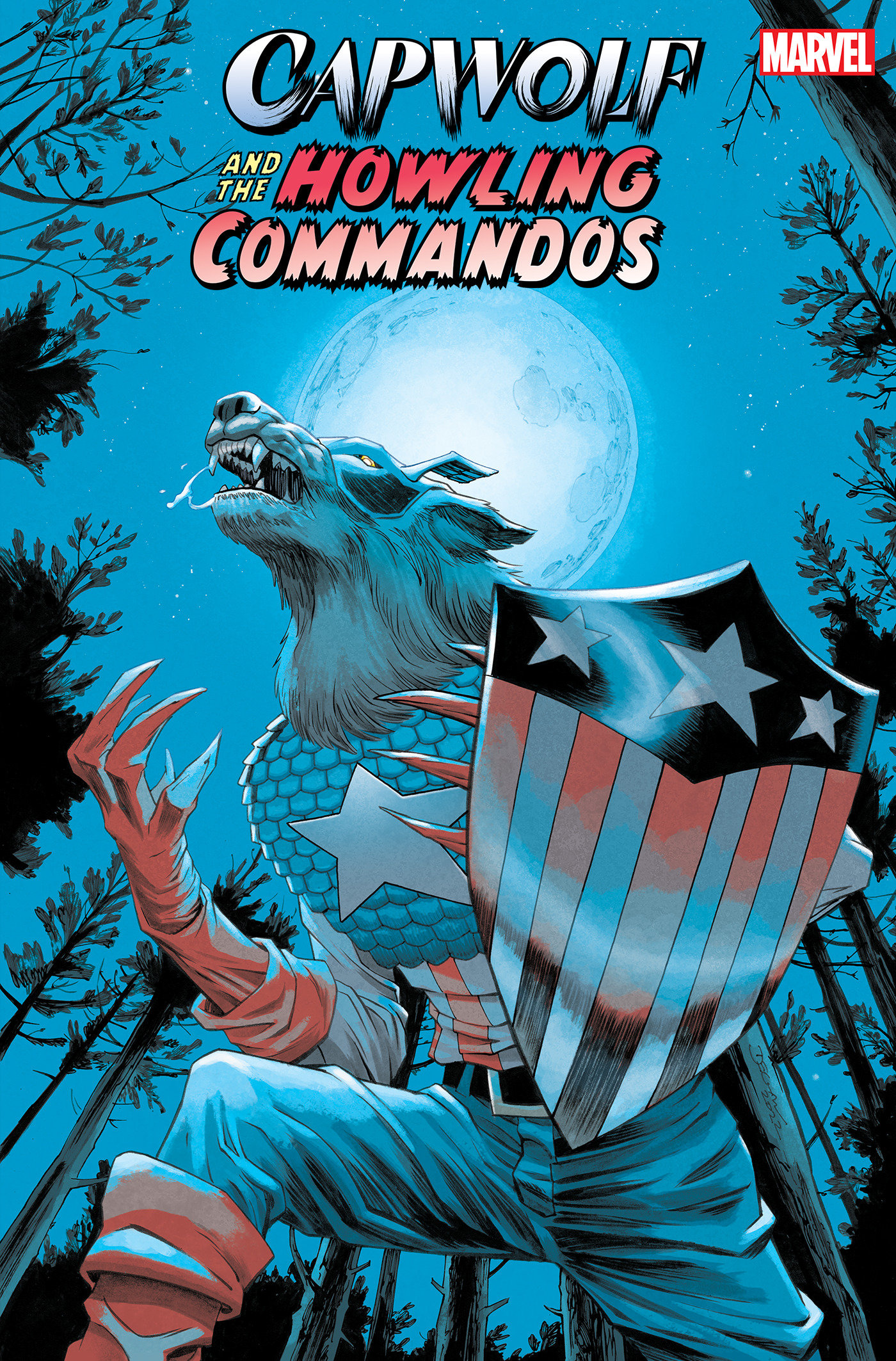 Capwolf & the Howling Commandos #1 Declan Shalvey Variant 1 for 25 Incentive