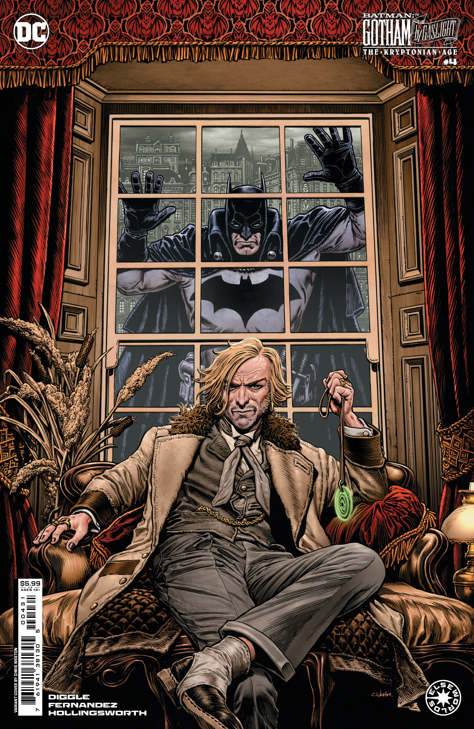 Batman Gotham by Gaslight: The Kryptonian Age #4 (Of 12) Cover C Chris Weston Card Stock Variant