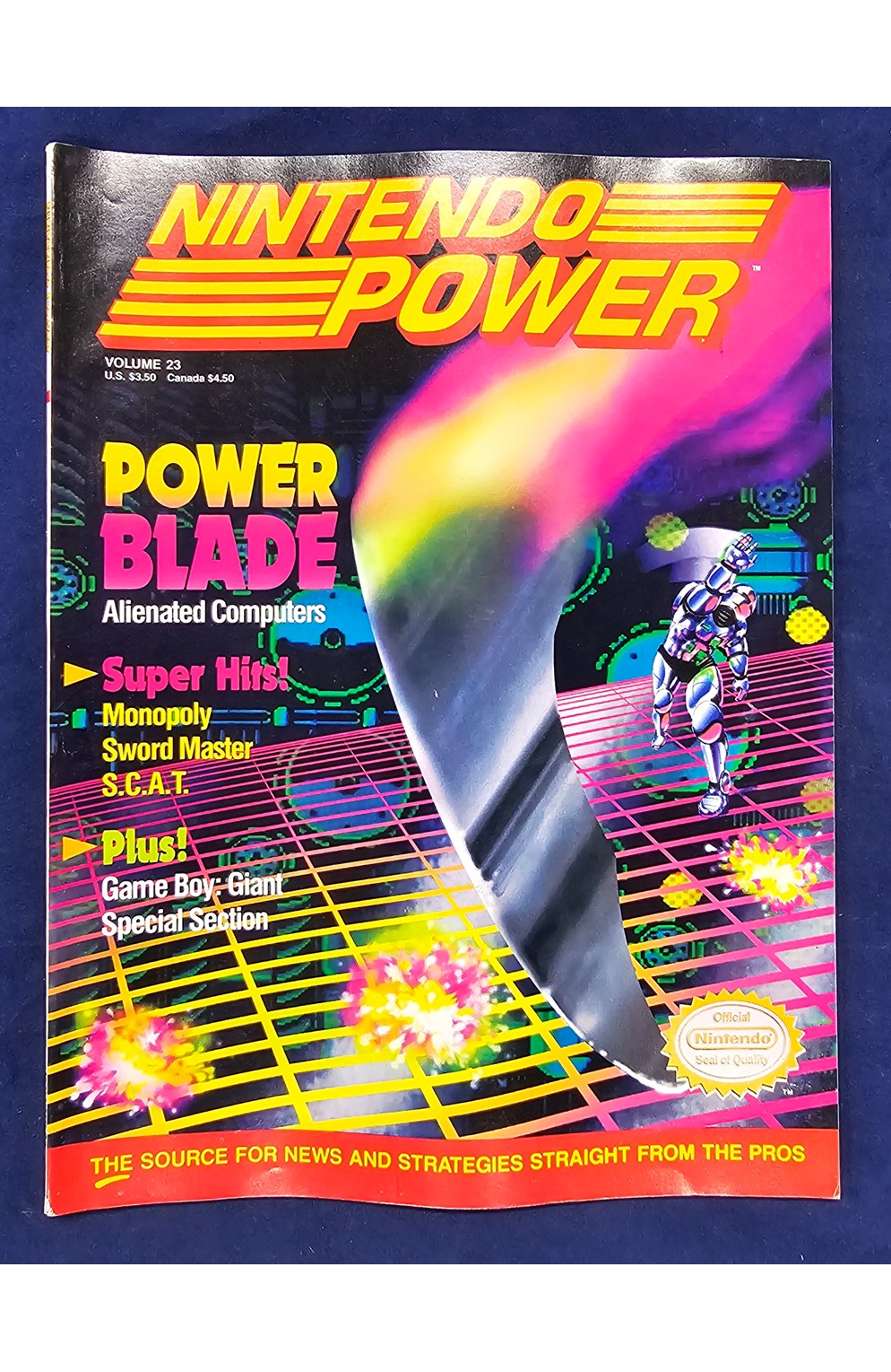 Nintendo Power Volume 23 Power Blade With Poster
