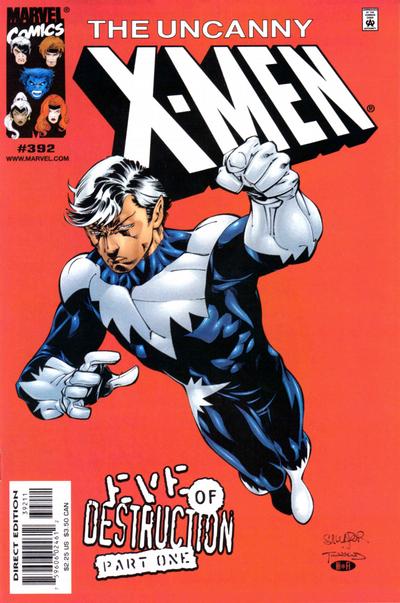 The Uncanny X-Men #392 [Direct Edition]-Very Fine (7.5 – 9) [1St Apps. of Wrath And Sunspyre]