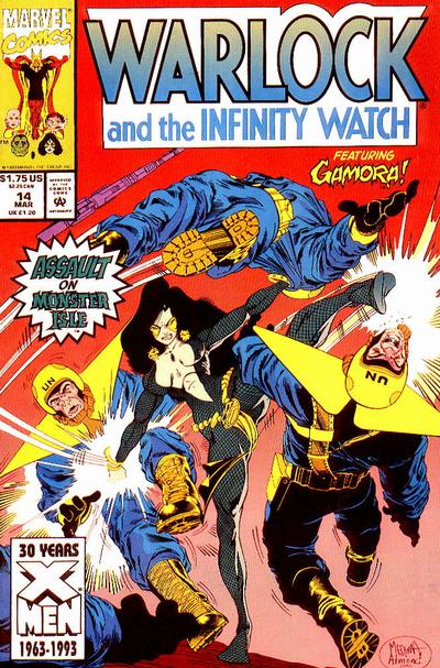 Warlock And The Infinity Watch #14 [Direct] - Nm- 9.2