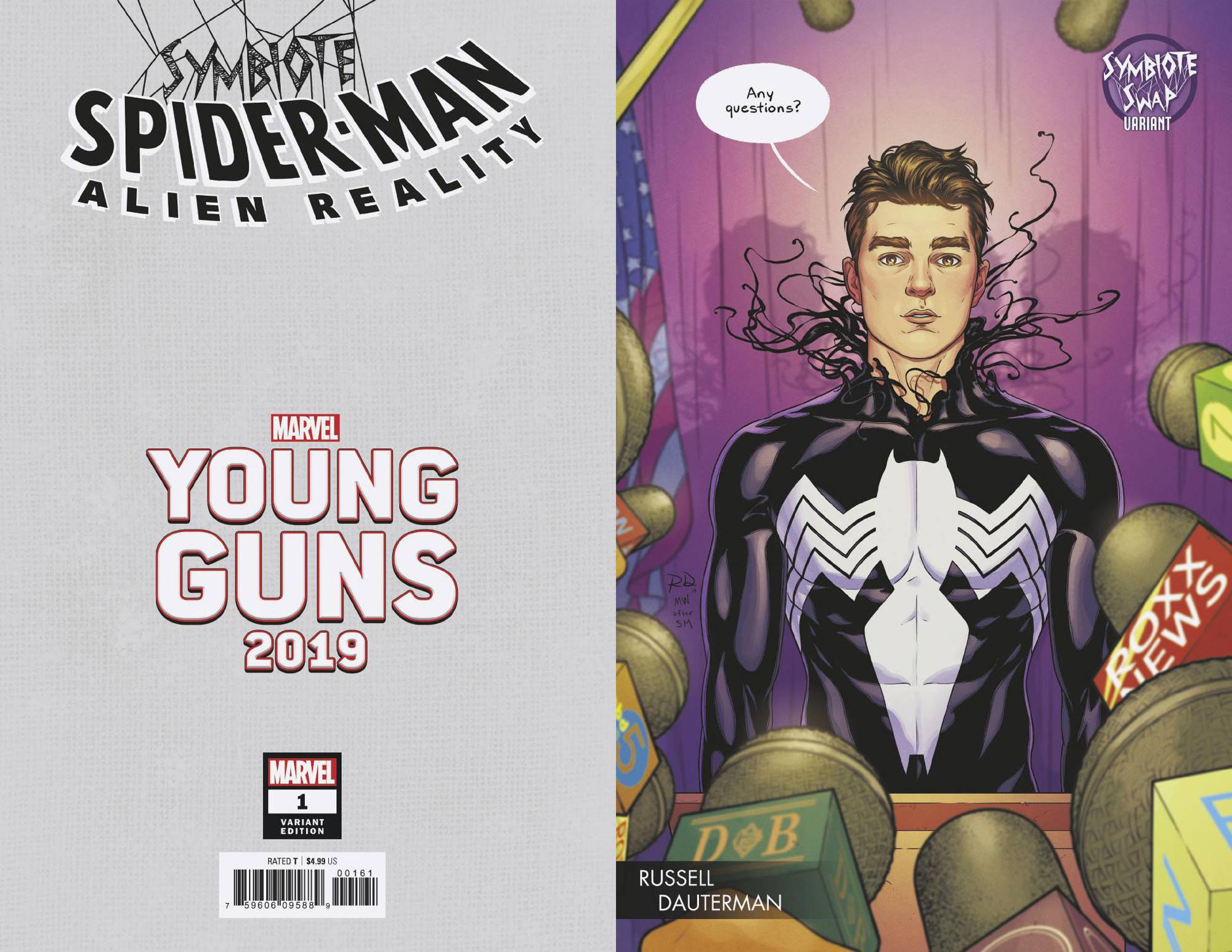 Symbiote Spider-Man Alien Reality #1 Dauterman Young Guns Variant (Of 5)